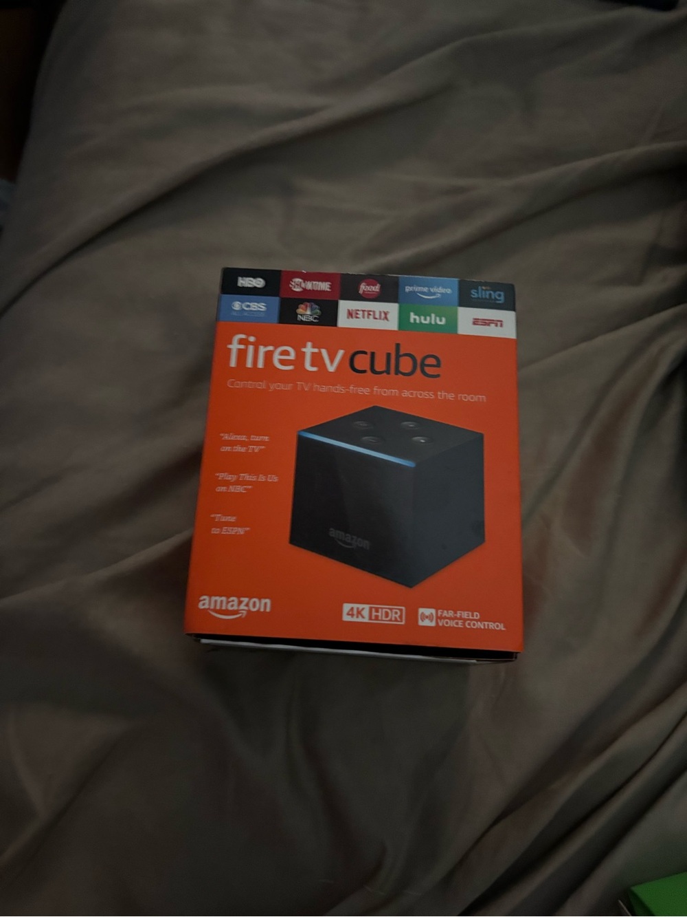 Amazon Fire TV Cube Orange Retail Box